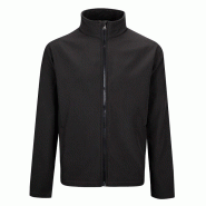 Portwest - Veste softshell 2 couches pour hommes déperlant et doublure en micro-polaire à personnaliser Noir Taille M - M noir 5036108329328