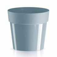 Prosperplast - Pot CUBE BASIC - 15,9x15,9x14,6 cm, gris clair - gris plastique polypropylène ZA3563