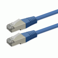 ROLINE Cordon Cat.6 (Classe E), PoE, S/FTP (PiMF) , bleu, 7 m_0