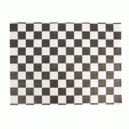 Set de table en pure cellulose 48g/m2 motif Damier 31x43cm - par 2000