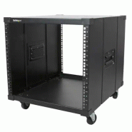 StarTech Rack 9U à  Chssis Ouvert avec Roulettes - Armoire