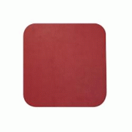 Stil Casa, set 12 sous-verres en polyuréthane, 10x10 cm, saffiano couleur rouge. - STBQ-SA-R Stil Casa, set 12 sous-verres en polyuréthane, 10x10 cm, saffiano couleur rouge. - STBQ-SA-R