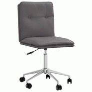 VidaXL Chaise De Salle à Manger Gris Similicuir - gris 4101321 VidaXL Chaise De Salle à Manger Gris Similicuir - gris 4101321