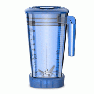 WARING Accessoire pour Blender de bar - Récipient Raptor® bleu 2 L sans BPA en copolyester CAC95I-06 - CAC95I-06