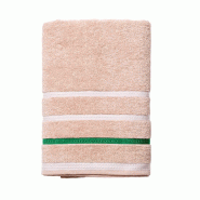 Benetton - Serviette de Bain 70X140Cm 450Gms 100% Coton Beige à Rayures - beige BE500