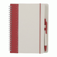 Bloc-notes et stylo rouge - 8436569560716
