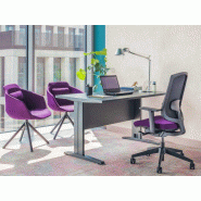 Bureau individuel Evolis en bois mélaminé - 4 dimensions disponibles - pas cher et fonctionnel Bureau individuel Evolis en bois mélaminé - 4 dimensions disponibles - pas cher et fonctionnel