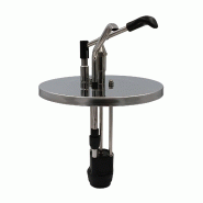 Distributeur de sauce Hovicon monté sur couvercle inox Ø 280, pour seau 10 KG (EDU-10-280). - 8718481781470
