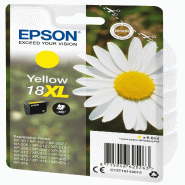 EPSON 18 / Pâquerette - Cartouche XL d'encre Claria jaune authentique - C13T18144012