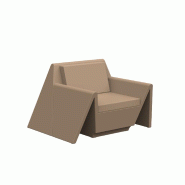 Fauteuil lounge REST - camel