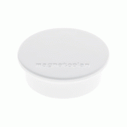Magnetoplan Discofix aimant rond "color", blanc - blanc 1662000