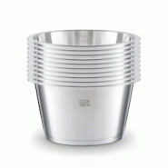 Pack 10x casseroles 24 cm cookvision - Acier inoxydable 18/10 6012400P10 Pack 10x casseroles 24 cm cookvision - Acier inoxydable 18/10 6012400P10
