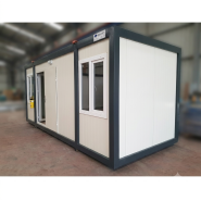 Bureau de chantier modulaire - Empilable - 6,00 x 2,40 m hauteur 2,60 m - Porte en acier galvanisé - Module-T