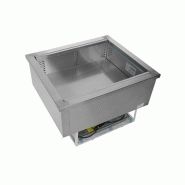 Cuve réfrigérée encastrable ventilé 2 bacs gn1/1 120l - cw2v