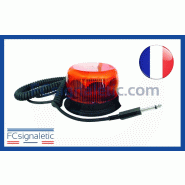 Gyrophare Gyroled orange embase magnétique prise jack classe 1 flash STANDBY MERCURA Gyrophare Gyroled orange embase magnétique prise jack classe 1 flash STANDBY MERCURA