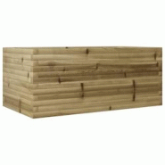 Helloshop26 - Jardinière bac lit surélevé plantes fleurs terrasse jardin 110 x 60 x 45,5 cm bois de pin imprégné marron 02_0037368 - 3000213854725 Helloshop26 - Jardinière bac lit surélevé plantes fleurs terrasse jardin 110 x 60 x 45,5 cm bois de pin imprégné marron 02_0037368 - 3000213854725