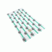 Kit de clou podotactile pr?T ? Poser, adh?Sifs, 420 x 225, 33 plots, gris Kit de clou podotactile pr?T ? Poser, adh?Sifs, 420 x 225, 33 plots, gris