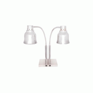 Lampe chauffante sur pied Double Chromée Sofraca