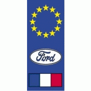 Logo ford pour plaque d'immatriculation