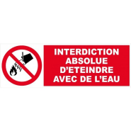 Panneaux rigides 450x150 mm interdictions dangers - PNGPSC-NV13/IETO_0
