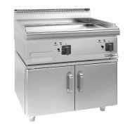 Plaque de cuisson électrique - 9 kW - Lisse - Incluant un socle avec 2 portes  - Mario 600 | GGM -EBK66-E-UBK66-E