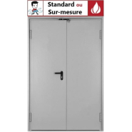 Porte coupe-feu Metalfeu 1H à 2 vantaux - Premium - Procès Verbal EFR-24-000707 - Coefficient Thermique 1.6 W/m²K Uw - Performance EI60 - Disponible en CR2 - Disponible en NF Porte coupe-feu Metalfeu 1H à 2 vantaux - Premium - Procès Verbal EFR-24-000707 - Coefficient Thermique 1.6 W/m²K Uw - Performance EI60 - Disponible en CR2 - Disponible en NF