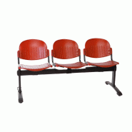 Poutre d'accueil Diam  en polypropylène. - 3 places