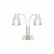 SOFRACA ​​​​​​​Lampe chauffante double sur pied, finition chromée, 500 W, 220 V - MONO - 3701188040587
