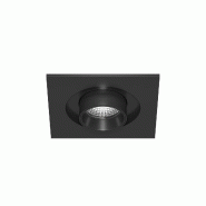Spot Encastré Led Mini Oxo Sq 6W 42º Avec Technologie Cct Switch 2700K/3200K/4000K, Finition Noir Mat - Beneito & Faure - noir 8436590206669