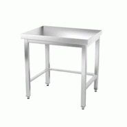 Table de travail en inox 800 x 700 mm avec renfort PREMIUM / GOLDINOX - inox 3701770803583 Table de travail en inox 800 x 700 mm avec renfort PREMIUM / GOLDINOX - inox 3701770803583
