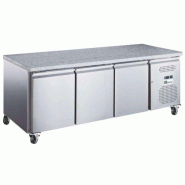 Table réfrigérée pâtissière 600x400 Dessus Granit 3 portes AFI