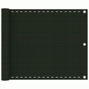 VidaXL Écran de balcon Vert foncé 75x500 cm PEHD Modèle Lumisol - vert 310970