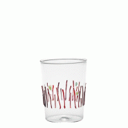 Zafferano Lot de 4 Gobelets 4 Saisons en verre borosilicaté fait à la main, service complet multicolore pour une table élégante et de qualité - r