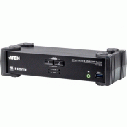 Aten cs1822 kvm hdmi 4k/usb 3.0 2 ports + audio réf.261822