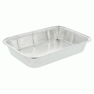 Barquette aluminium 550cc 18,8x13,2x3cm - par 1600