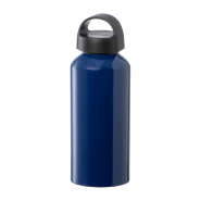 Bouteille en aluminium - 500 ml - avec couvercle en plastique - couleur bleu foncé Bouteille en aluminium - 500 ml - avec couvercle en plastique - couleur bleu foncé
