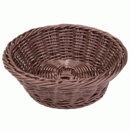 Corbeille à pain ronde Cola Ø18x6 Lot de 2 - Corbeille à pain ronde Cola Ø18x6 Lot de 2 -