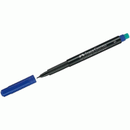 Faber-Castell 152351 - Marqueur Multimark S, permanent, bleu - 4005401523512_0