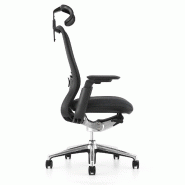 Fauteuil de bureau synchrone Iris-A - Avec têtière_0
