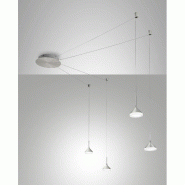 Lustre Suspension Isabella Led En Métal Et Méthacrylate 3410-49-212 Fabas Luce - gris 8019282099444