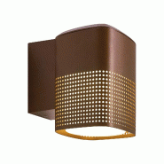 Nordlux Applique murale Sidara  Aluminium Seaside marron metallise ,  H. 19 - IP54 - E27 /   Extérieur - marron aluminium 5704924025761
