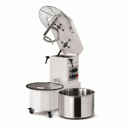 Pétrin à spirale 40L 400V 2V tête relevable et cuve démontable MECNOSUD