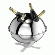 Seau à champagne inox 3 ou 4 Bouteilles Moa design - Blanc - Gastroland - blanc 3701666005695