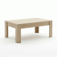 Table basse contemporaine chêne clair Charlie - 3665367351072