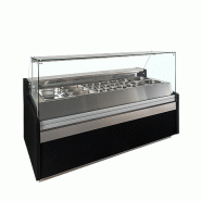 Vitrine réfrigérée 5 GN 1/1 Noire RAL9005 - | Tefcold - SPID200