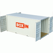 Conteneur 20 pieds double door - Longueur 6m - Surface 34m3 -  idéal pour le stockage, le self-stockage et les projets d'aménagement sur mesure