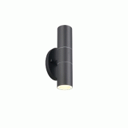 Applique murale extérieure double faisceau GU10 IP44 aluminium anthracite - Mantra - TURIA - noir aluminium 4017807691306