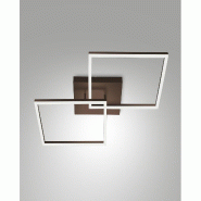 Bard Plafonnier Led Moderne 52W Corten 3394-65-361 Fabas Luce - marron 8019282547020