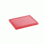 Bartscher Planche à découper (L)290 x (P)225 mm, HACCP, en polyéthylène rouge - 4015613837529 Bartscher Planche à découper (L)290 x (P)225 mm, HACCP, en polyéthylène rouge - 4015613837529