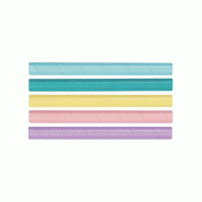 Betik Ecoline – 6000 unités – Paille bubble tea papier mix 5 couleurs – Ø 12 mm x H 20 cm - multicolore en carton 1011188